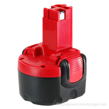 9.6V Ni-MH/Ni-CD power tool battery for Bosch 2607335707 2607335260 BAT0408 BAT100 BAT119 GSR9.6-1